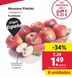 Oferta de Manzanas por 1,49€ en Lidl