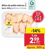 Oferta de Alas de pollo por 2,99€ en Lidl