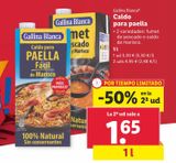 Oferta de Caldo de paella Gallina Blanca por 3,3€ en Lidl