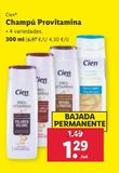 Oferta de Champú Cien por 1,29€ en Lidl