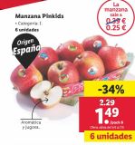 Oferta de Manzanas por 1,49€ en Lidl