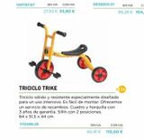 Oferta de Triciclo  por 33,8€ en Abacus