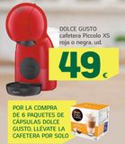Oferta de Cafeteras Dolce Gusto por 49€ en HiperDino