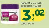 Oferta de Mascarilla Babaria por 3,02€ en HiperDino