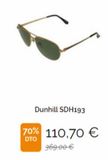 Oferta de Dunhill SDH193  70% 110,70 €  DTO  369.00 €  por 110,7€ en General Óptica