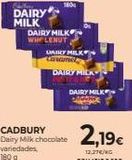 Oferta de Chocolate Cadbury en CashDiplo