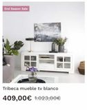 Oferta de Mueble tv Blanco por 409€ en Banak Importa