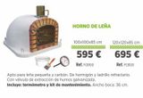 Oferta de Hornos Horno de Leña por 695€ en BdB