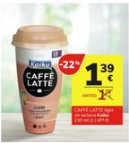Oferta de Caffe latte Kaiku por 1,39€ en Consum