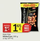 Oferta de Maíz frito MisterCorn por 1,65€ en Consum