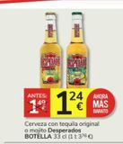 Oferta de Cerveza con tequila Desperados por 1,24€ en Consum