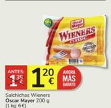 Oferta de Salchichas Oscar Mayer por 1,2€ en Consum