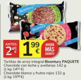 Oferta de Tortitas de arroz Bicentury por 1,99€ en Consum
