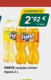 Oferta de FAN FANTA  FANTA naranja o limón bipack 2 L  SUPERPRECIO  2'92 €  0,79€/1  en Masymas