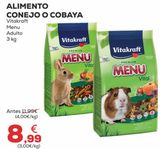 Oferta de Comida para conejos Vitakraft por 8,99€ en Kiwoko