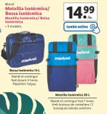 Oferta de Bolsa isotérmica por 14,99€ en Lidl