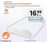 Oferta de Almohada cervical Livarno por 16,99€ en Lidl