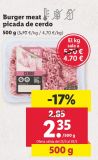 Oferta de Carne picada de cerdo por 2,35€ en Lidl