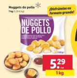 Oferta de Nuggets de pollo por 5,29€ en Lidl