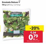 Oferta de Ensaladas Deluxe por 0,79€ en Lidl