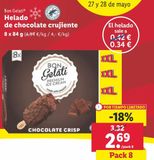 Oferta de Helado de chocolate por 2,69€ en Lidl