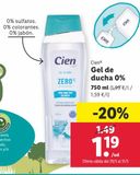 Oferta de Gel de baño Cien por 1,19€ en Lidl