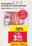 Oferta de Escalopines de lomo por 3,05€ en Lidl