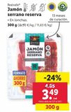 Oferta de Jamón serrano Realvalle por 3,49€ en Lidl