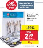 Oferta de Sardinas ocean sea por 2,99€ en Lidl