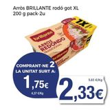 Oferta de Arroz redondo Brillante por 2,33€ en Supermercats Jespac