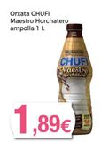 Oferta de Horchata Chufi por 1,89€ en Supermercats Jespac