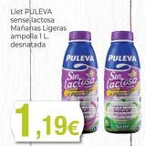 Oferta de Leche sin lactosa Puleva por 1,19€ en Supermercats Jespac