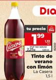 Oferta de Tinto de verano La Casera por 1,99€ en Dia Market