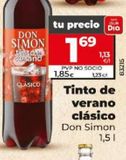 Oferta de Tinto de verano Don Simón por 1,69€ en Dia Market