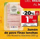 Oferta de Jamón de pavo Dia por 1,65€ en Dia Market