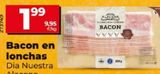 Oferta de Bacon en lonchas Dia por 1,99€ en Dia Market