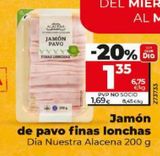 Oferta de Jamón de pavo Dia por 1,69€ en Dia Market