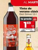 Oferta de Tinto de verano Don Simón por 1,85€ en Dia Market