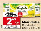 Oferta de Maíz dulce Bonduelle por 3,29€ en DIA & GO