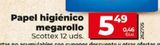 Oferta de Papel higiénico Scottex por 5,49€ en Dia