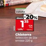 Oferta de Chistorra Dia por 1,35€ en Maxi Dia