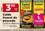 Oferta de Caldo de pescado Gallina Blanca por 3,3€ en Maxi Dia