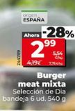 Oferta de Hamburguesas Dia por 2,99€ en Maxi Dia