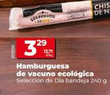 Oferta de Hamburguesas de vacuno Dia por 3,29€ en Maxi Dia