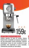Oferta de Cafetera espresso Espresso por 159€ en Expert