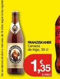 Oferta de Cerveza de trigo Franziskaner en CashDiplo