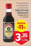 Oferta de Salsa de soja Kikkoman por 3,35€ en La Sirena