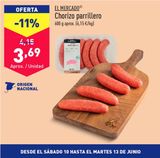 Oferta de Chorizo por 3,69€ en ALDI