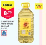 Oferta de Aceite de girasol por 8,75€ en ALDI