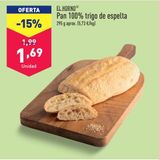 Oferta de Pan por 1,69€ en ALDI